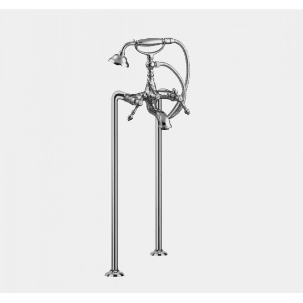 Смеситель для ванны и душа, Fima Carlo Frattini, Epoque, цвет-античная бронза