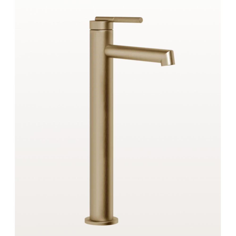 Смеситель для раковины, Gessi, Ingranaggio, цвет-Warm Bronze Brushed PVD