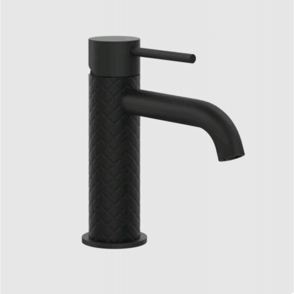 Смеситель для раковины, Gessi, 316 Intreccio, цвет-черный матовый