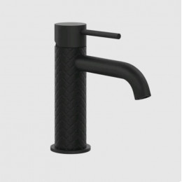 Смеситель для раковины, Gessi, 316 Intreccio, цвет-черный матовый