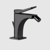 Смеситель для биде, Gessi, Rilievo, цвет-Black Metal PVD
