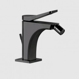 Смеситель для биде, Gessi, Rilievo, цвет-Black Metal PVD