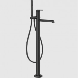 Смеситель для ванны и душа, Gessi, Ingranaggio, цвет-черный матовый