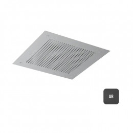 Верхний душ, Almar, Velvet, 380*380, цвет-Absolute Black Brushed PVD (Товар заказной, возврату не подлежит)