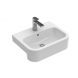 Раковина, Villeroy&Boch, Architectura, шг 550*430, отверстия для смесителя-1, цвет-альпийский белый