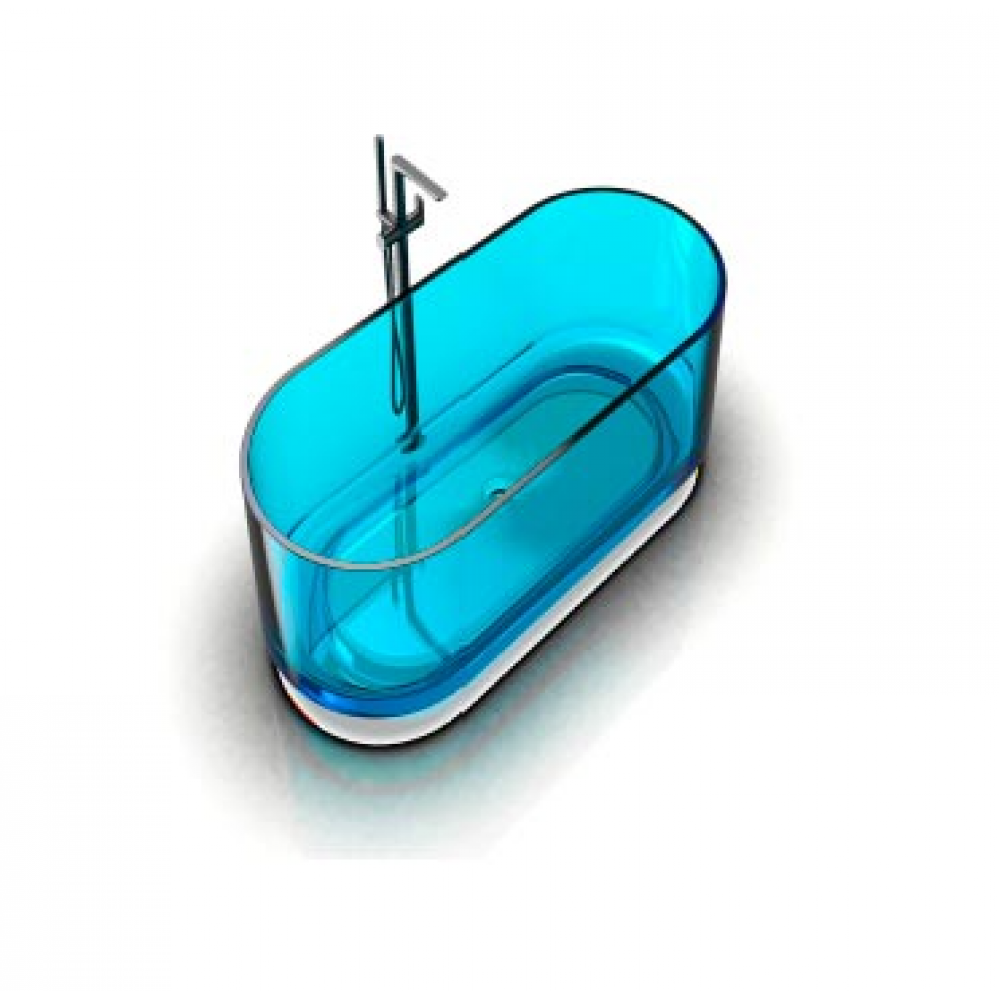 Ванна, KNIEF, Ellipse Shape, шгв 1700*750*560, цвет-Blue Saphire Matt