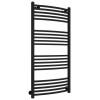 Полотенцесушитель, Сунержа, Аркус, шгв 650*116*1207, диагональное/нижнее/вертикальное, цвет-черный матовый