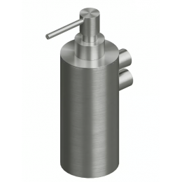 Дозатор для жидкого мыла, Quadro design, шгв 64*115*189, цвет дозатора-сталь брашированная