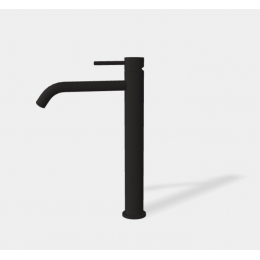 Смеситель для раковины, Fima Carlo Frattini, Spillo Up, цвет-черный матовый