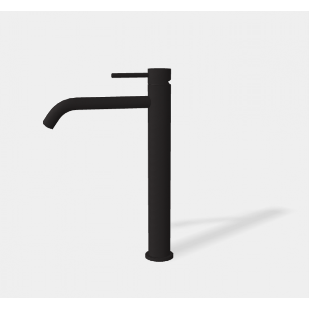 Смеситель для раковины, Fima Carlo Frattini, Spillo Up, цвет-черный матовый