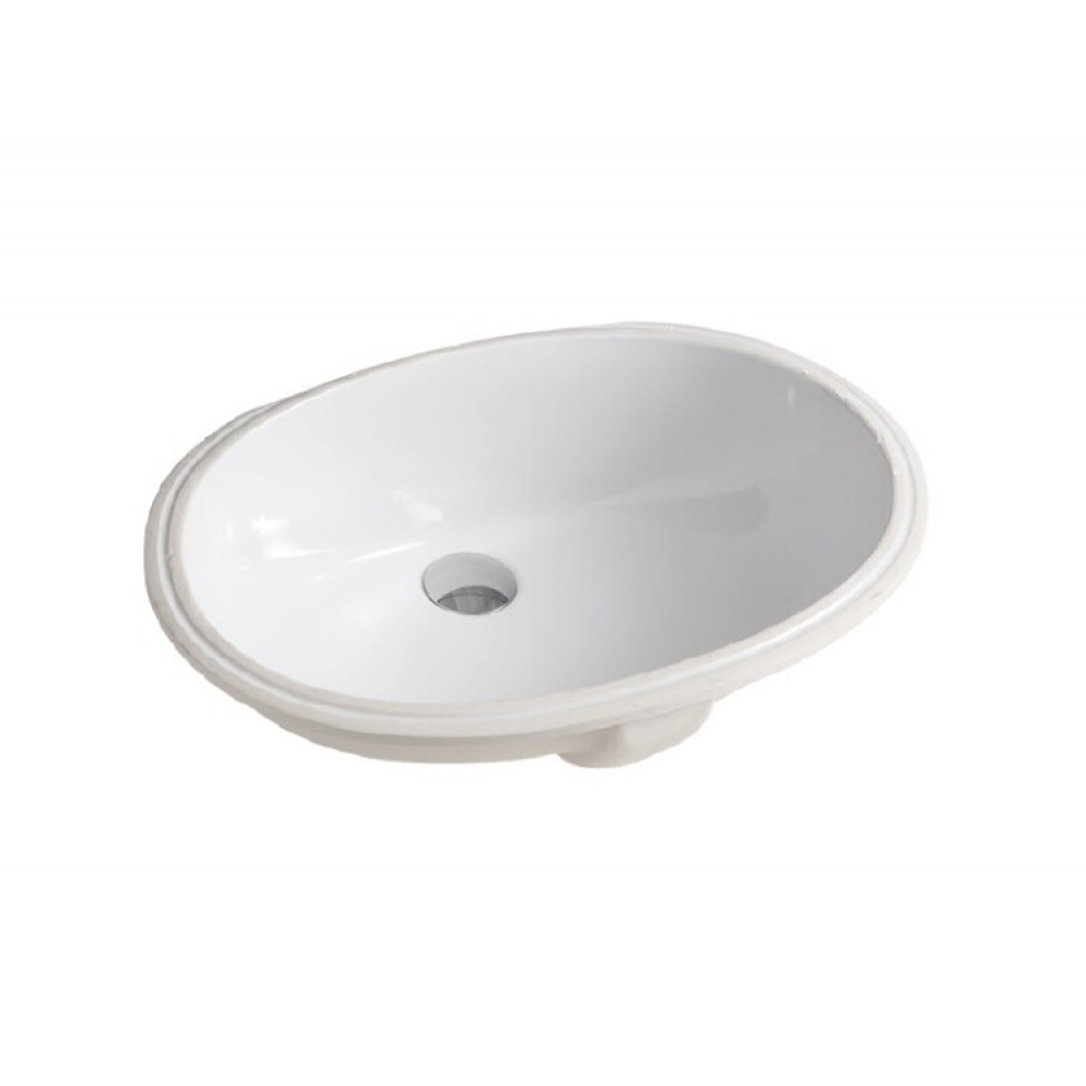 Раковина, Artceram, Diana, шгв 570*404*218, отверстия для смесителя-отсутствуют, цвет-Glossy White