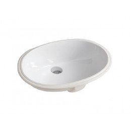 Раковина, Artceram, Diana, шгв 570*404*218, отверстия для смесителя-отсутствуют, цвет-Glossy White