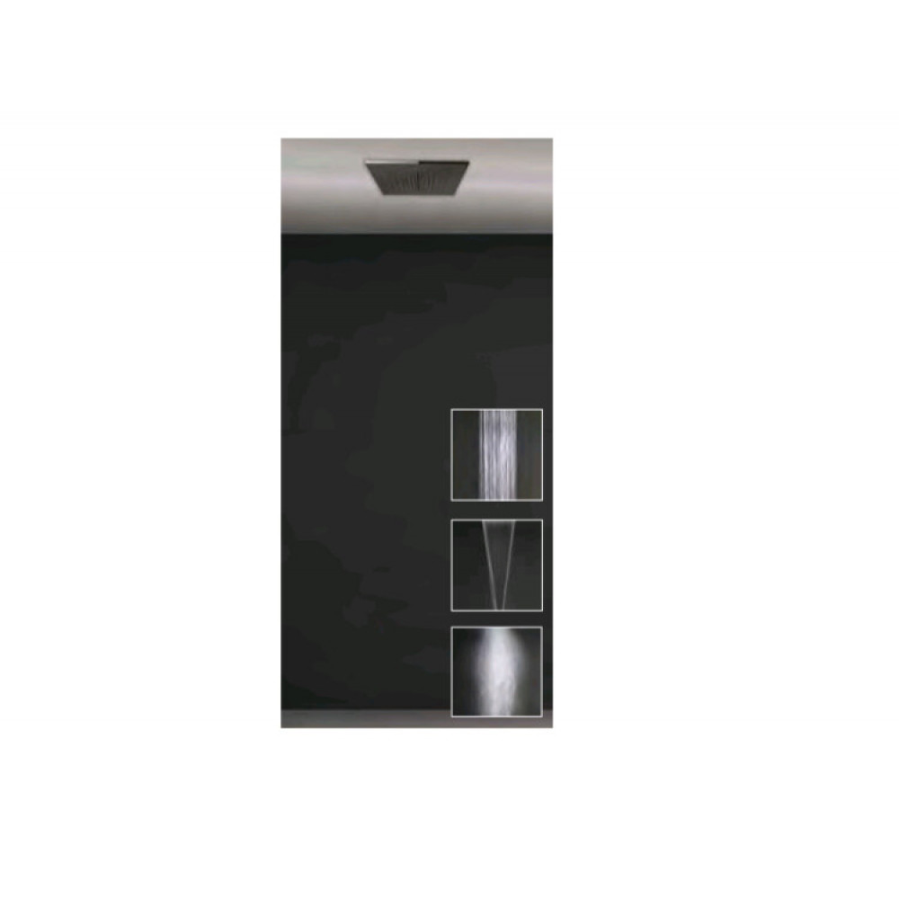 Внутренняя часть, Gessi, Minimali, 350*350, назначение-для верхнего душа, цвет-Mirror Steel