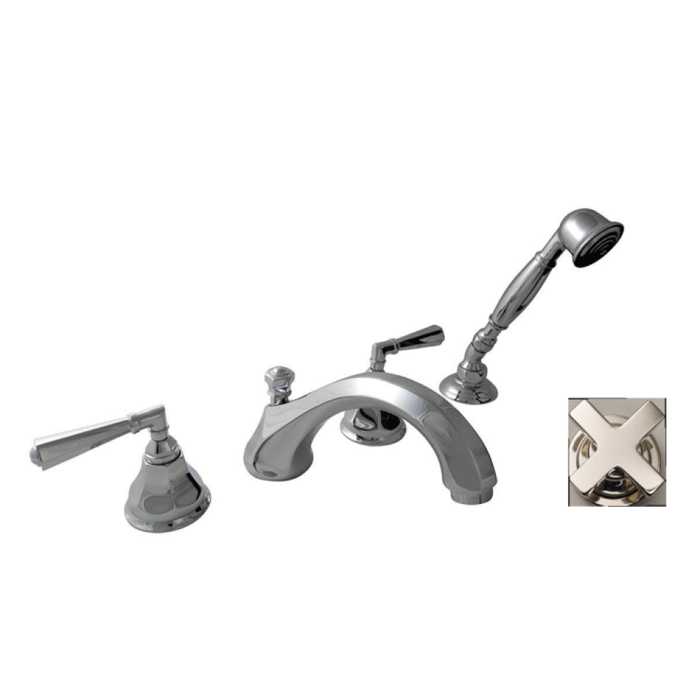 Смеситель для ванны и душа, Nicolazzi, Teide, цвет-Polished Nickel