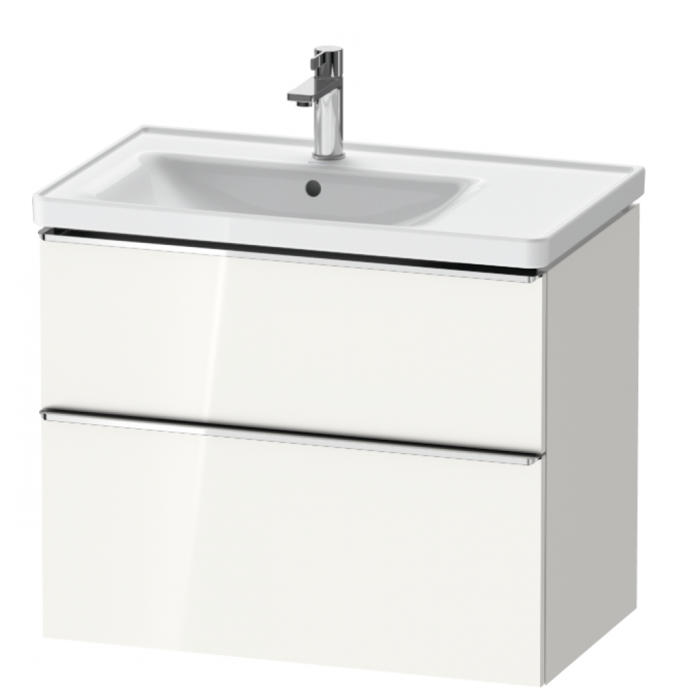Тумба под раковину, Duravit, D-Neo, шгв 784*452*625, раковина-необходимо заказать, цвет-White High Gloss