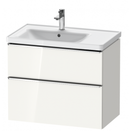 Тумба под раковину, Duravit, D-Neo, шгв 784*452*625, раковина-необходимо заказать, цвет-White High Gloss