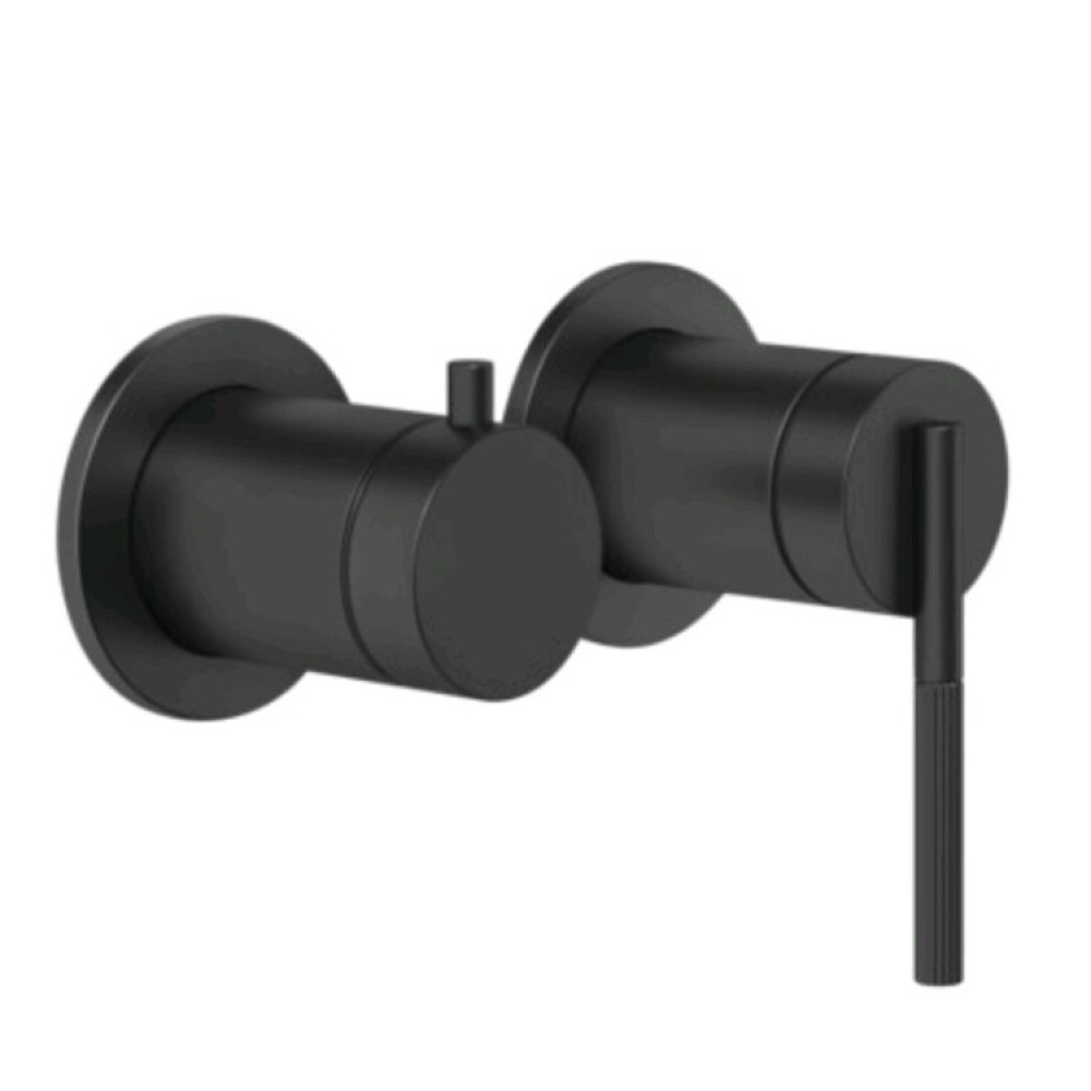 Смеситель для душа, Gessi, Ingranaggio, на 2 потребителя, цвет-черный матовый