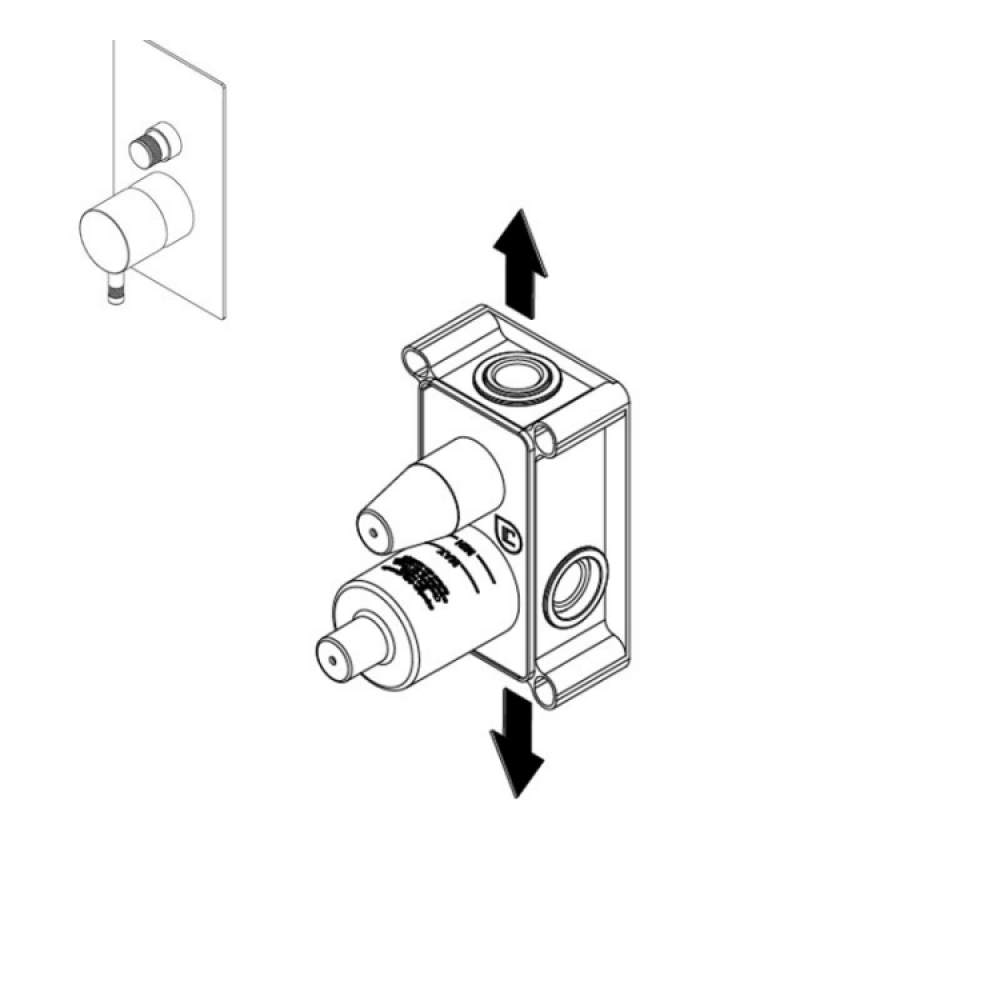 Внутренняя часть, Ritmonio, назначение-смеситель для ванны и душа, не окрашен