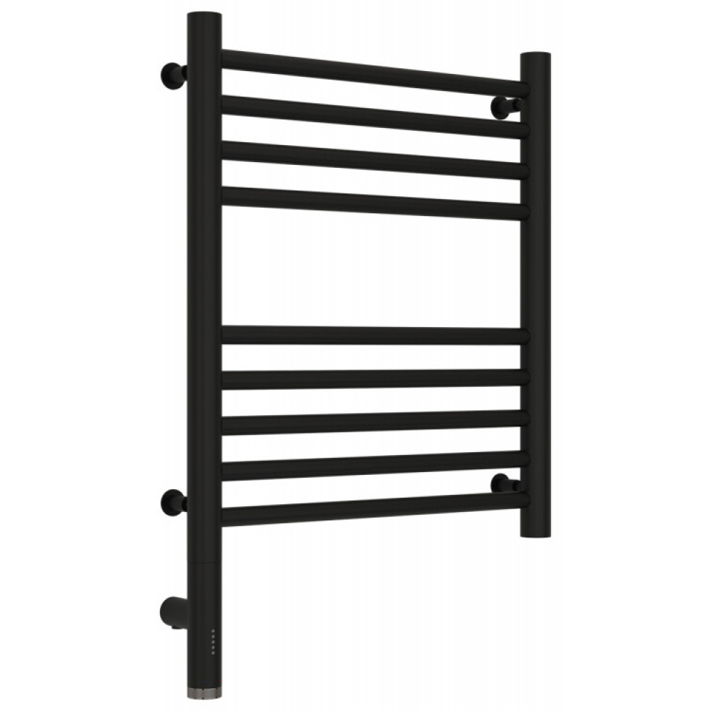Полотенцесушитель, Сунержа, Богема 3.0, прямая, шгв 432*75*624, нижнее слева, МЭМ, цвет-черный матовый