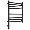 Полотенцесушитель, Сунержа, Богема 3.0, прямая, шгв 432*75*624, нижнее слева, МЭМ, цвет-черный матовый
