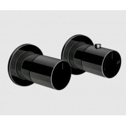 Смеситель для душа, Gessi, Habito Bath-Shower, на 3 потребителя, цвет-Black Metal PVD