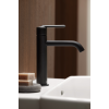 Смеситель для раковины, Duravit, Balcoon, FreshStart, MinusFlow, цвет-черный матовый