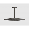 Верхний душ, Gessi, Rilievo, 250*250, цвет-Black Metal Brushed PVD
