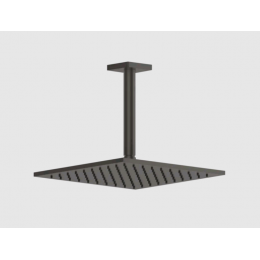 Верхний душ, Gessi, Rilievo, 250*250, цвет-Black Metal Brushed PVD
