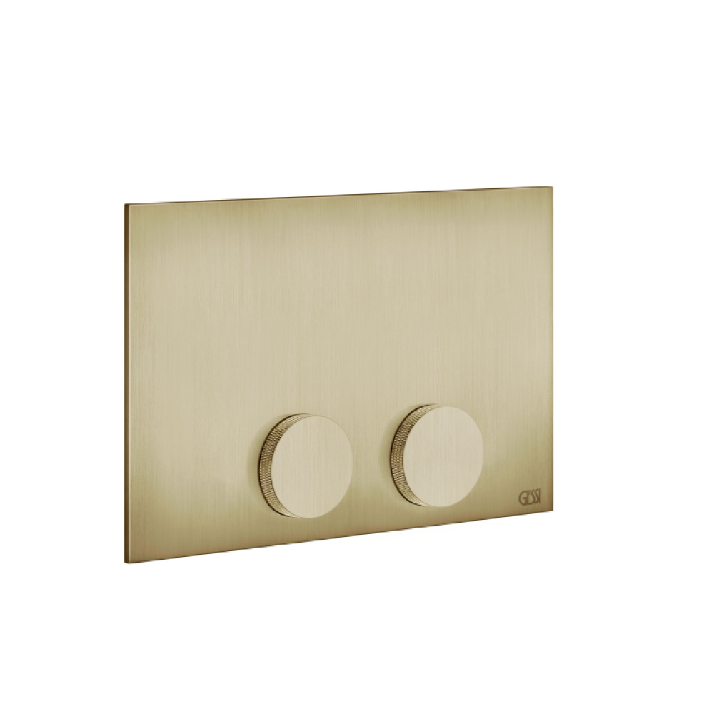 Клавиша смыва, Gessi, Anello, для унитаза, шгв 215*12*145, цвет-Brushed Brass PVD