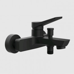 Смеситель для ванны и душа, Gessi, Rilievo, цвет-черный матовый