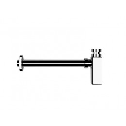 Сифон, Gessi, Technical Accessories, квадратный, 1 1/4", цвет-Finox Brushed Nickel