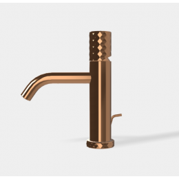 Смеситель для раковины, Fima Carlo Frattini, Spillo Tech, X COLLECTION, цвет-бронза янтарная