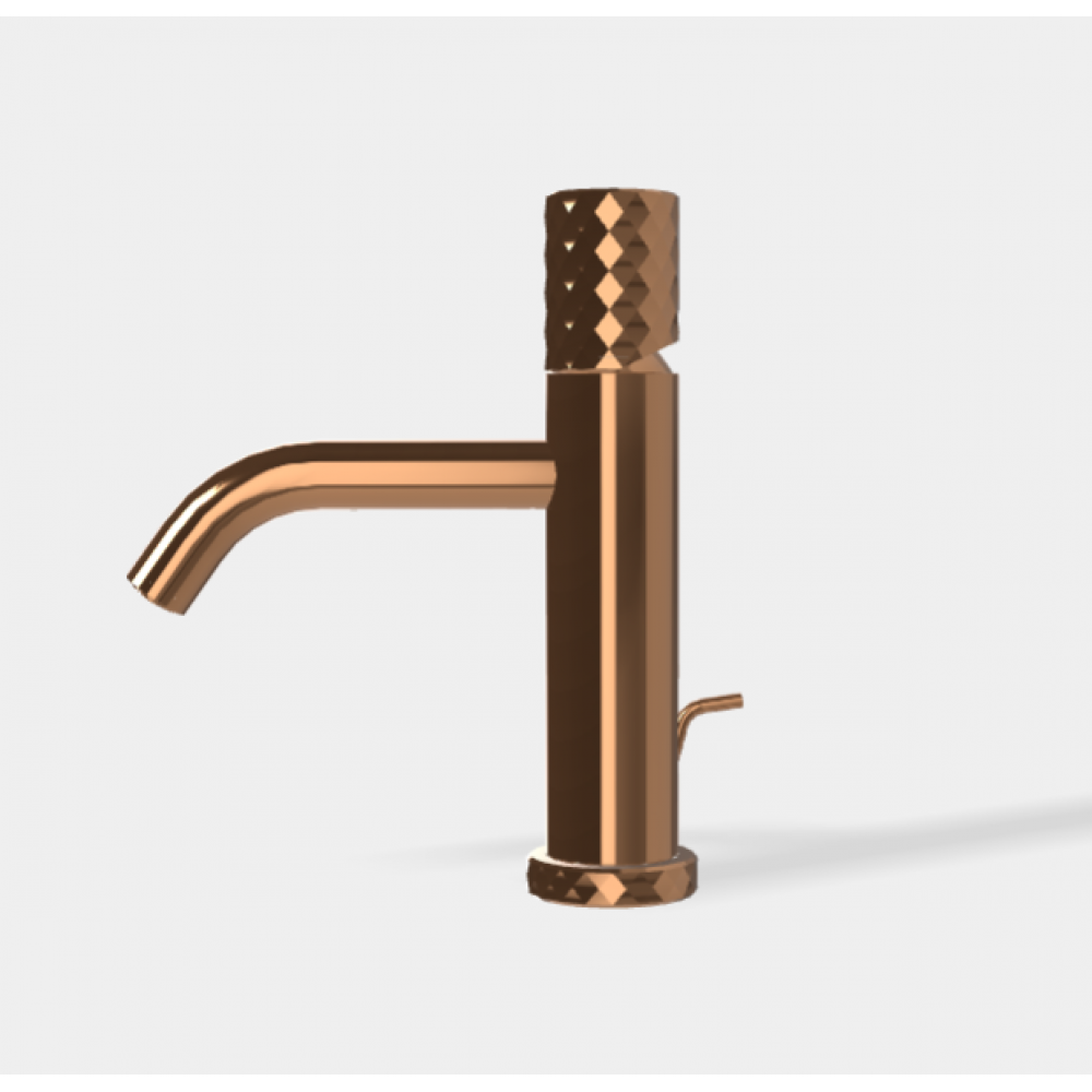 Смеситель для раковины, Fima Carlo Frattini, Spillo Tech, X COLLECTION, цвет-бронза янтарная