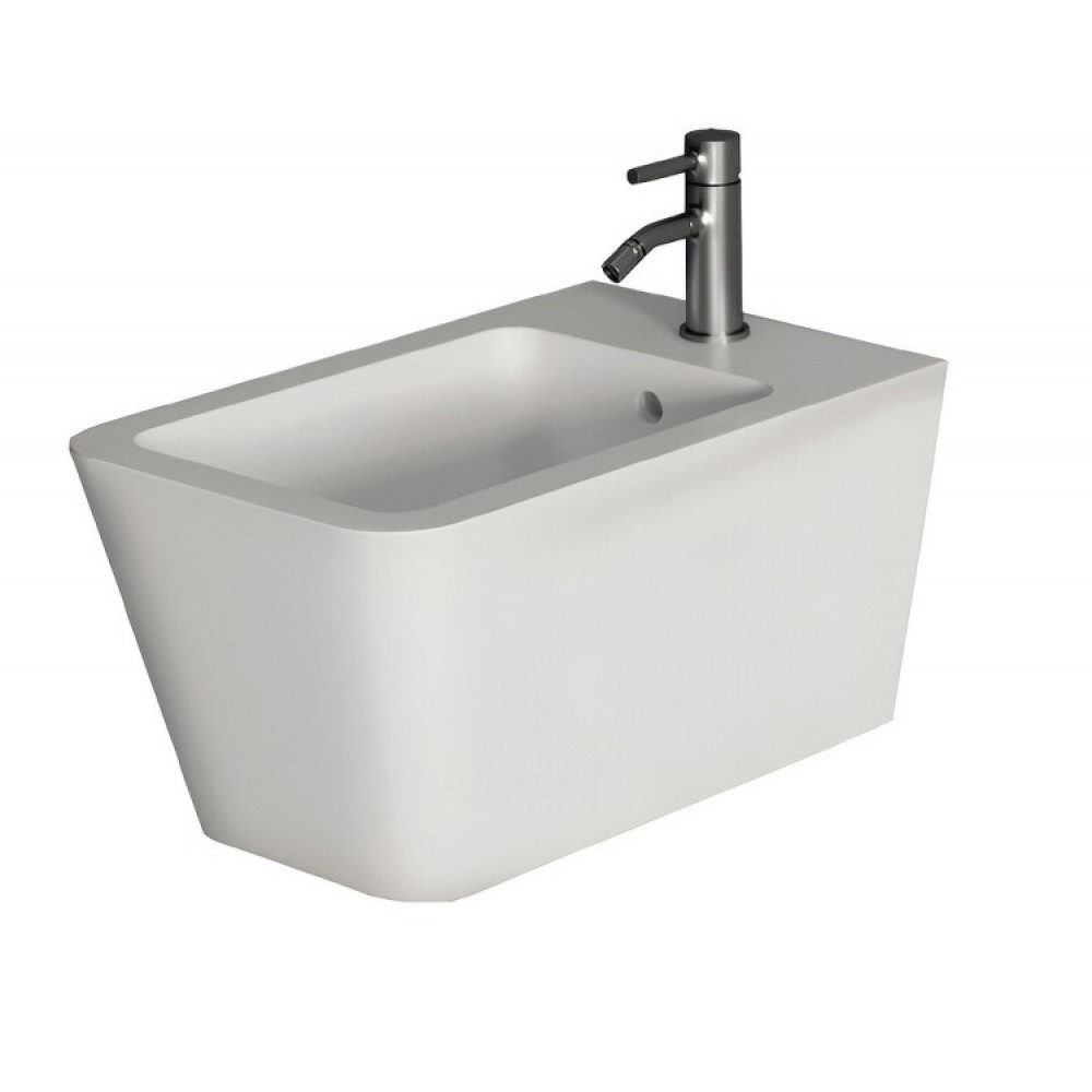 Биде, Alice, Hide, подвесной, шгв 350*550*285, Aliglaze+, цвет-белый