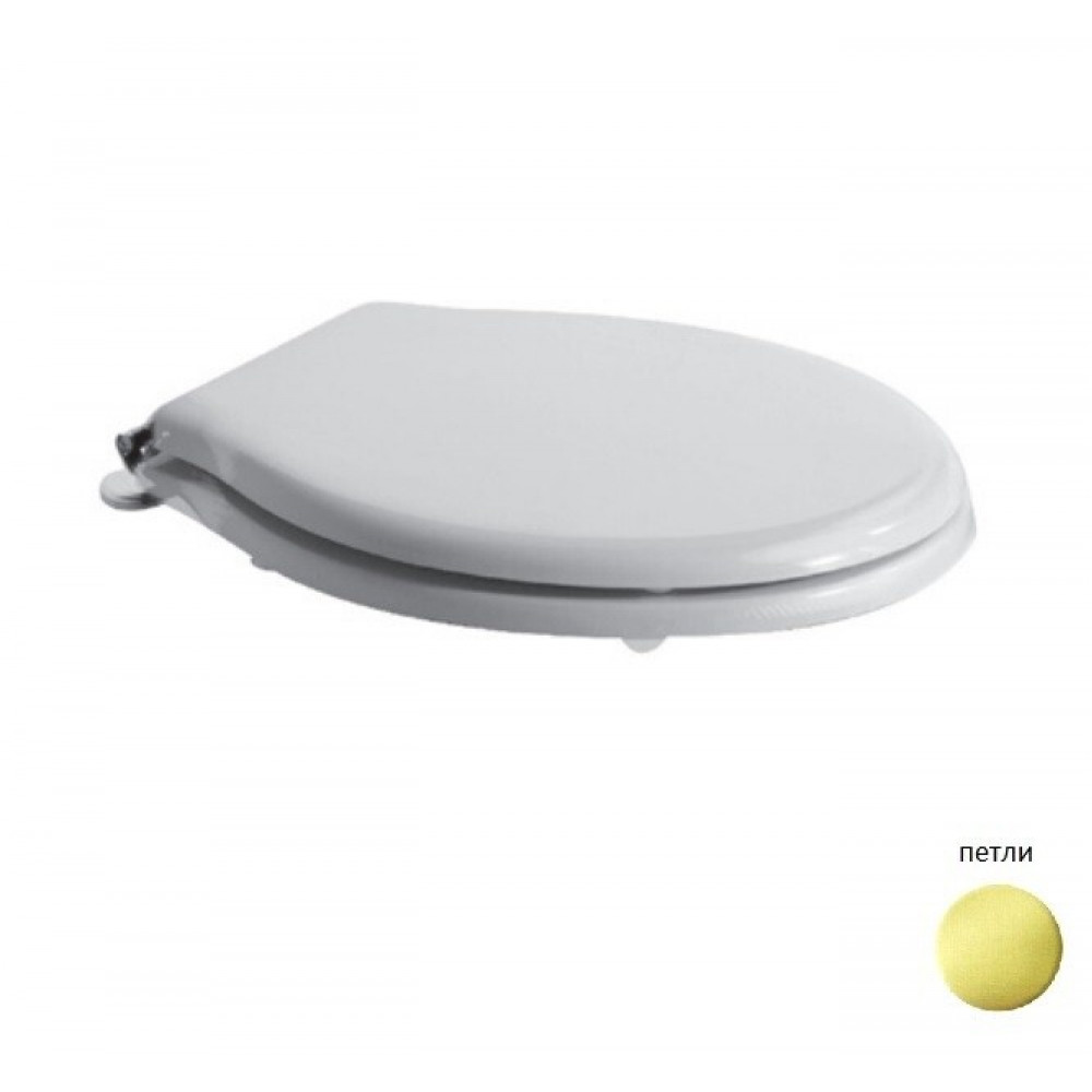 Сиденье для унитаза, Globo, Paestum, шг 368*415, цвет-белый дуб