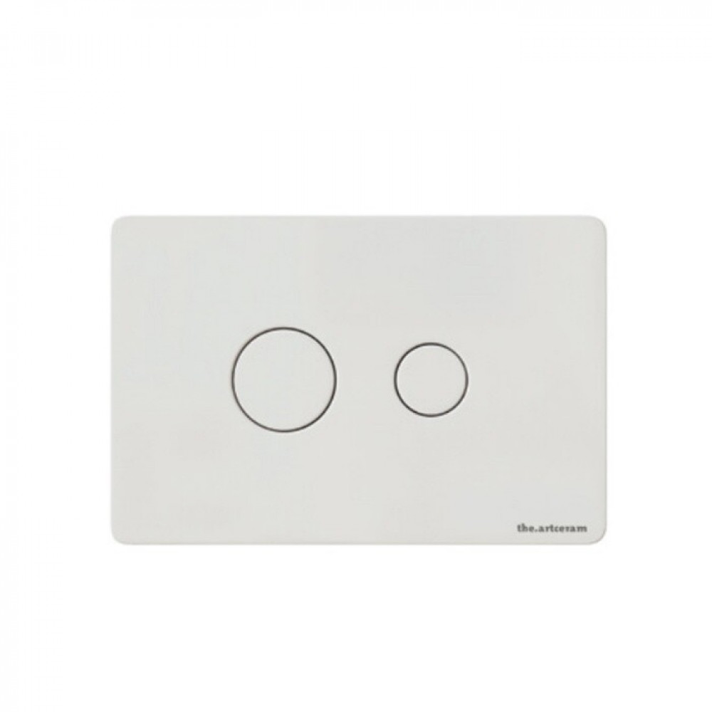 Клавиша смыва, Artceram, File, для унитаза, шгв 245*12*163, цвет-белый