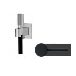 Душевой набор, Fima Carlo Frattini, Switch ON, цвет-черный матовый