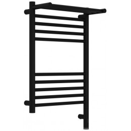 Полотенцесушитель, Сунержа, Богема 3.1, с 1 полкой, шгв 432*215*724, нижнее справа, МЭМ, цвет-чёрный матовый