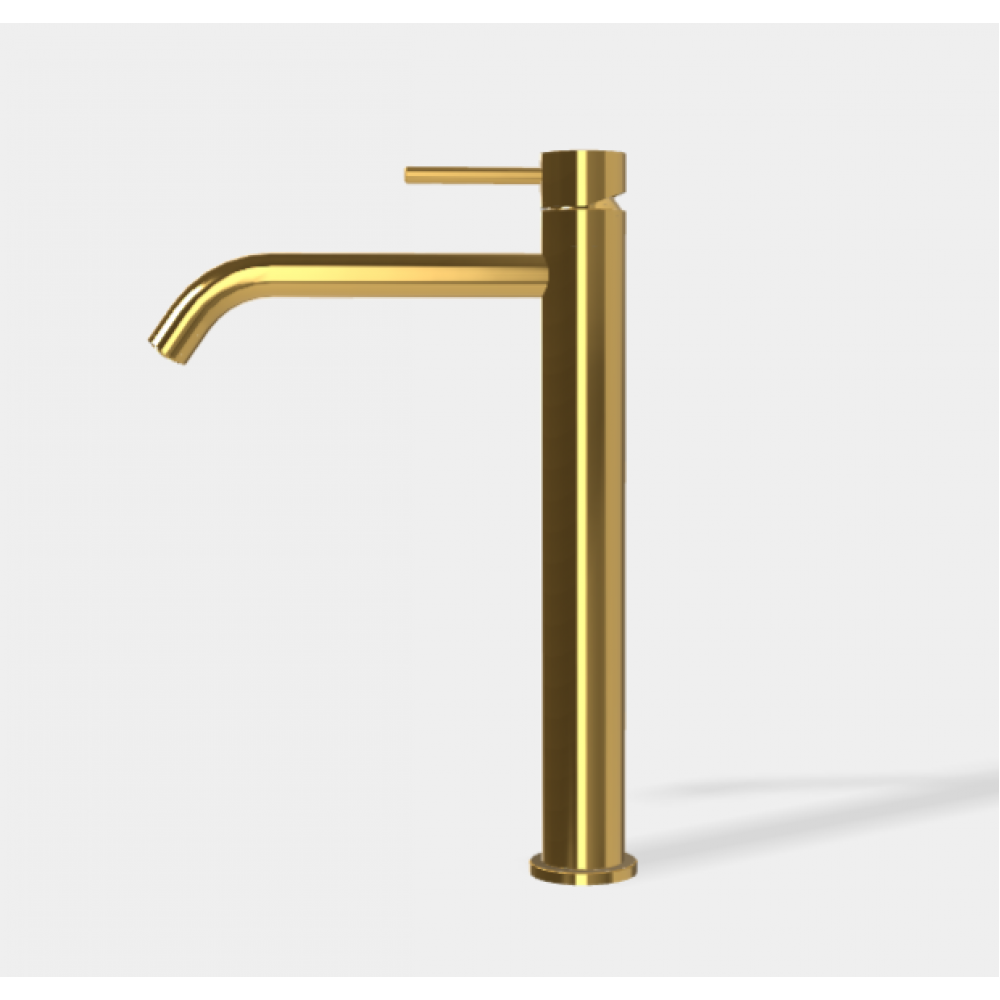 Смеситель для раковины, Fima Carlo Frattini, Spillo Up, цвет-золото