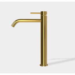 Смеситель для раковины, Fima Carlo Frattini, Spillo Up, цвет-золото