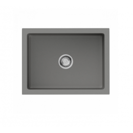 Мойка, Omoikiri, Mikura, шгв 610*460*254, отверстия для смесителя-отсутствуют, цвет-smoky blue