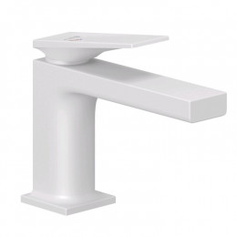 Смеситель для раковины, Kludi, DECUS, EcoPlus, цвет-белый матовый (Matt White, Bianco Opaco)