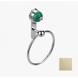 Полотенцедержатель, THG, Sully Malachite, шв 180*259, цвет-PVD матовая латунь/malachite