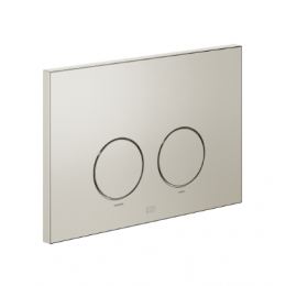 Клавиша смыва, Dornbracht, для унитаза, шгв 246*12*169, цвет-платина сатинированная (Satin Platinum)