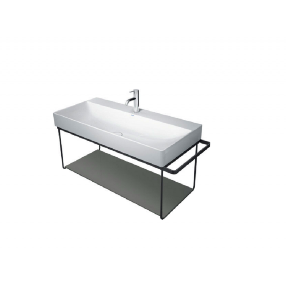 Полка, Duravit, DuraSquare, шг 970*380, цвет-фланелево-серый