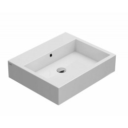 Раковина, Globo, Stone, шгв 600*500*140, белый глянцевый (Glossy White, Bianco lucido)