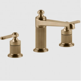 Смеситель для раковины, Gessi, VENTI20, цвет-Warm Bronze Brushed PVD