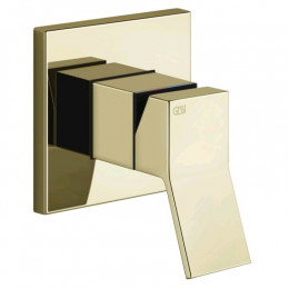 Смеситель для душа, Gessi, Rettangolo K, на 1 потребитель, цвет-Brass PVD