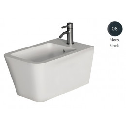 Биде, Alice, Hide, подвесной, шгв 350*550*285, Aliglaze+, цвет-черный матовый