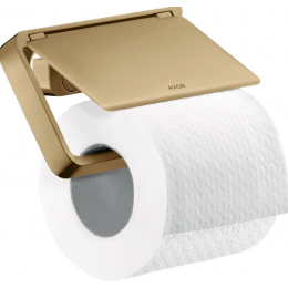 Бумагодержатель, Axor, Axor Universal Softsquare, шгв 135*21*80, цвет-полированная бронза